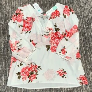 Skies are Blue Blouse